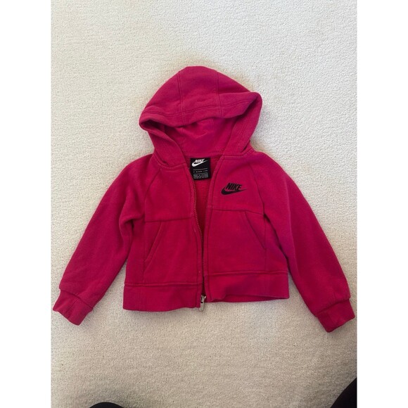 Nike Pink Zip Up Jacket - Toddlers 2T - Picture 1 of 3